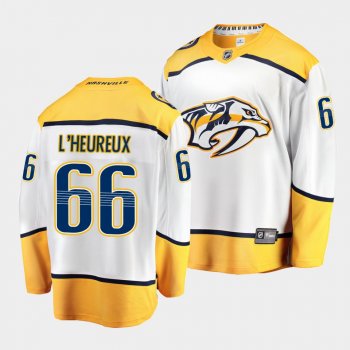 Zachary L'Heureux Nashville Predators 2021 NHL Draft Jersey Away White