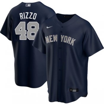 Men's #48 Anthony Rizzo New York Yankees Trade Jersey Navy Special Replica - All Stitched