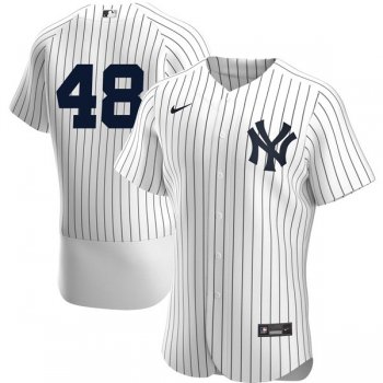 Youth Youth's #48 Anthony Rizzo New York Yankees Trade Jersey White Authentic - All Stitched