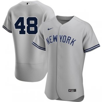 Youth Youth's #48 Anthony Rizzo New York Yankees Trade Jersey Gray Authentic - All Stitched