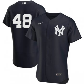 Youth Youth's #48 Anthony Rizzo New York Yankees Trade Jersey Navy Authentic - All Stitched