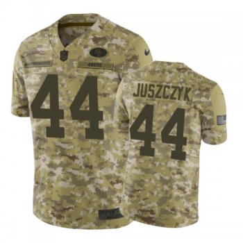 San Francisco 49ers #44 2018 Salute to Service Kyle Juszczyk Jersey Camo -Nike Limited