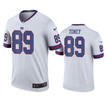 New York Giants Kadarius Toney White Color Rush Legend Jersey