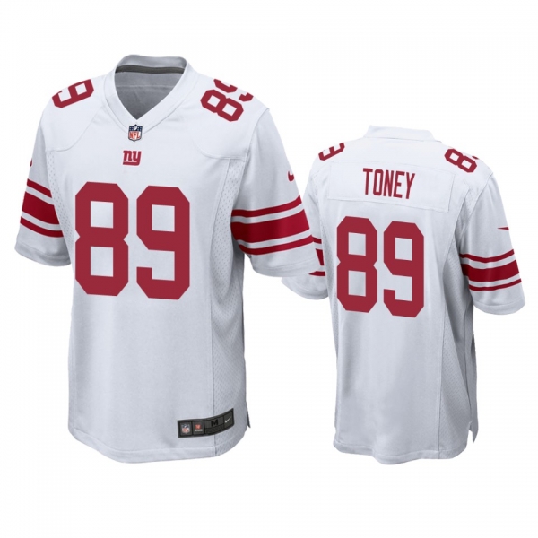 New York Giants Kadarius Toney White Game Jersey