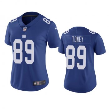 Women's New York Giants Kadarius Toney Royal Vapor Limited Jersey