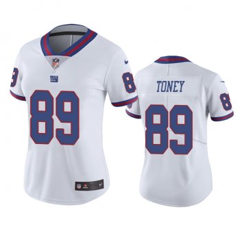 Women's New York Giants Kadarius Toney White Color Rush Limited Jersey