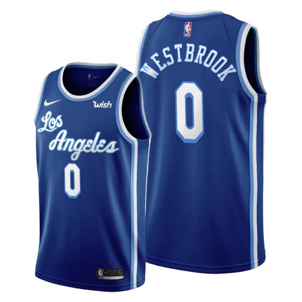 Russell Westbrook 2021 Trade Los Angeles Lakers Blue Classic Edition Jersey