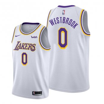 Russell Westbrook 2021 Trade Los Angeles Lakers White Association Edition Jersey