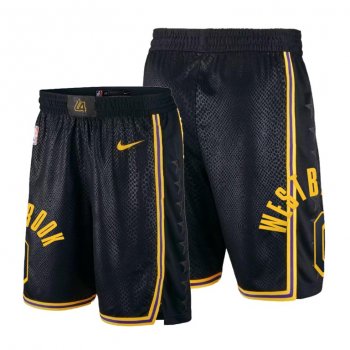 Russell Westbrook Los Angeles Lakers Black Mamba Inspired Shorts