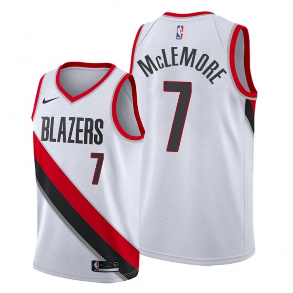 Ben McLemore 2021 Trade Portland Trail Blazers White Association Edition Jersey #7