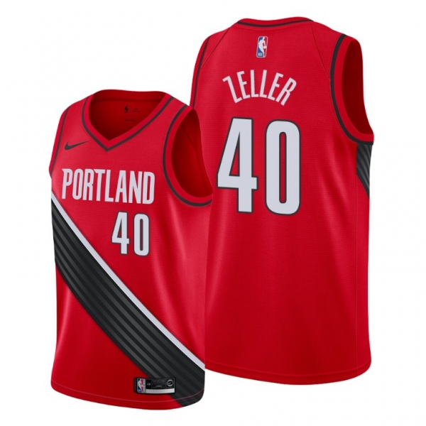 Cody Zeller 2021 Trade Portland Trail Blazers Red Statement Edition Jersey #40