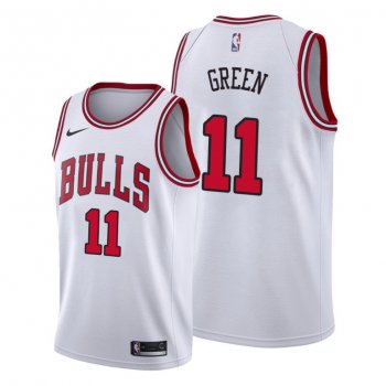 Bulls #11 Javonte Green White Association Edition Jersey 2021 Trade