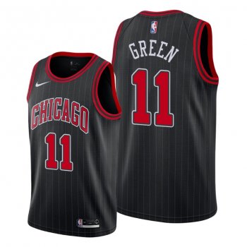 Bulls #11 Javonte Green Black Statement Edition Jersey 2021 Trade