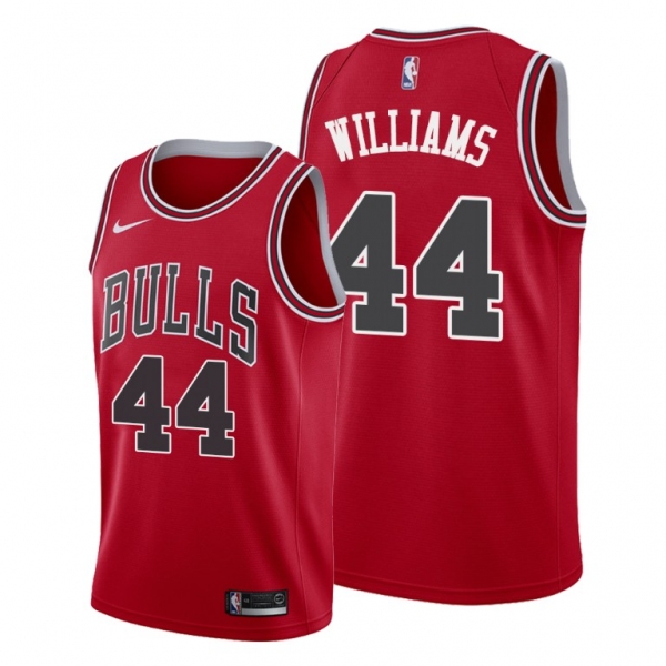 Bulls #44 Patrick Williams Red Icon Edition Jersey 2021 Trade