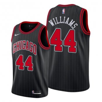 Bulls #44 Patrick Williams Black Statement Edition Jersey 2021 Trade