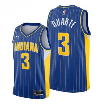 2021 NBA Draft Chris Duarte Indiana Pacers Blue Jersey #3