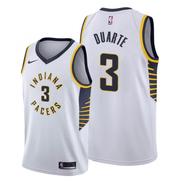 2021 NBA Draft Chris Duarte Indiana Pacers White Jersey #3