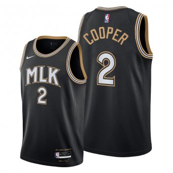 Sharife Cooper 2021 NBA Draft Atlanta Hawks Black City Edition Jersey #2