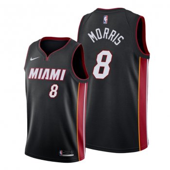 Markieff Morris 2021 Trade Miami Heat Black Icon Edition Jersey #8