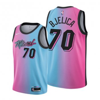 Heat #70 Nemanja Bjelica Blue Vice City Jersey 2021 Trade