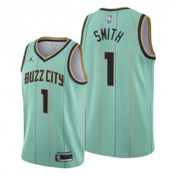 Ish Smith 2021 NBA Draft Charlotte Hornets Mint Green City Edition Jersey #1