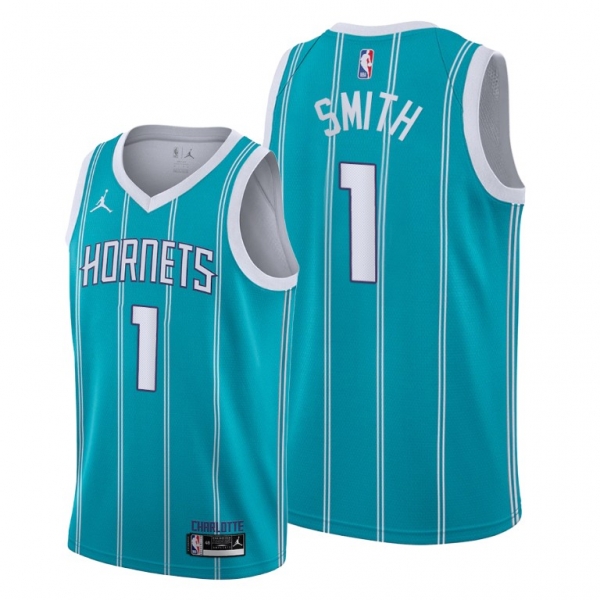 Ish Smith 2021 NBA Draft Charlotte Hornets Teal Icon Edition Jersey #1