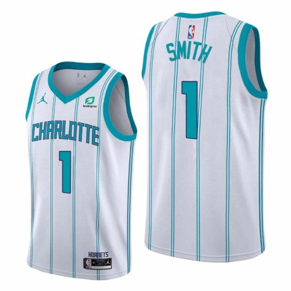 Ish Smith 2021 NBA Draft Charlotte Hornets White Classic Edition Jersey #1