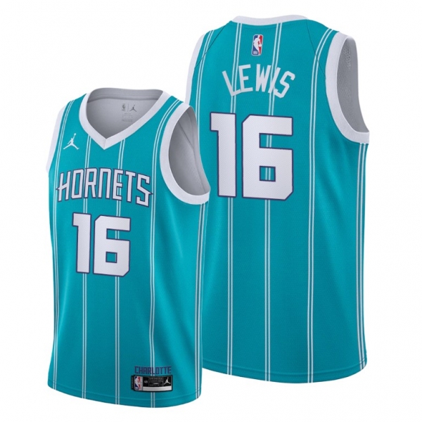 Scottie Lewis 2021 NBA Draft Charlotte Hornets Teal Icon Edition Jersey #16