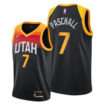 Eric Paschall 2021 Trade Utah Jazz Black City Edition Jersey #7