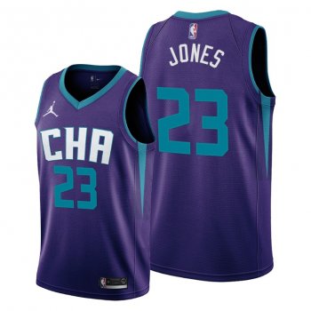 2021 NBA Draft Kai Jones Charlotte Hornets Purple Jersey #23