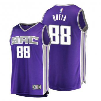 Neemias Queta Sacramento Kings #88 Purple Replica Jersey 2021 NBA Draft