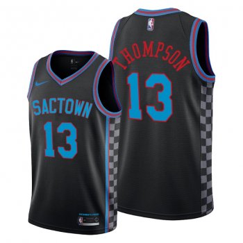 Tristan Thompson 2021 Trade Sacramento Kings Black City Edition Jersey #13