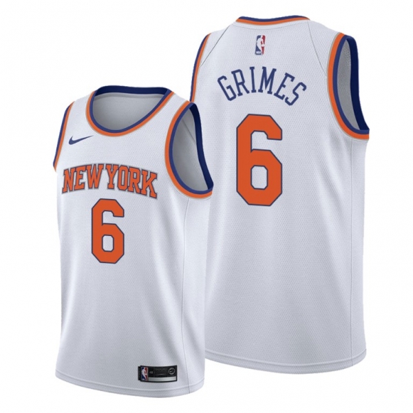 Quentin Grimes 2021 NBA Draft New York Knicks White Association Edition Jersey #6