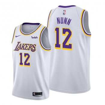 Kendrick Nunn 2021 Trade Los Angeles Lakers Purple Statement Edition Jersey #12