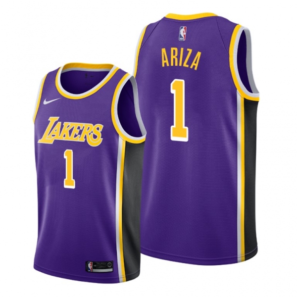 Trevor Ariza 2021 Trade Los Angeles Lakers Purple Statement Edition Jersey #1