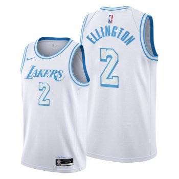 Wayne Ellington 2021 Trade Los Angeles Lakers White City Edition Jersey #2