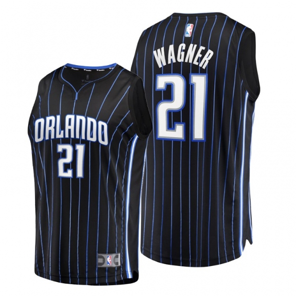 Franz Wagner Orlando Magic #21 Black 2021 NBA Draft 1st Round Pick No.2 Jersey Replica