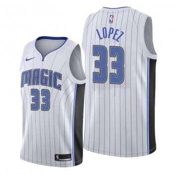 Robin Lopez 2021 Trade Orlando Magic White Association Edition Jersey #33