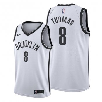 Cameron Thomas 2021 NBA Draft Brooklyn Nets White Association Edition Jersey #8