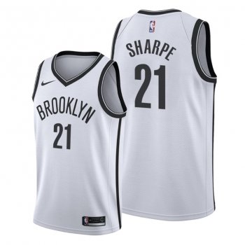 DayRon Sharpe 2021 NBA Draft Brooklyn Nets White Association Edition Jersey #21