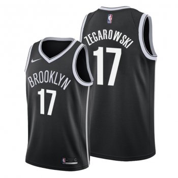 Marcus Zegarowski 2021 NBA Draft Brooklyn Nets Black Icon Edition Jersey #17