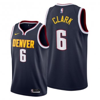 Denver Nuggets #6 Gary Clark Navy Icon Edition Jersey 2021 Trade