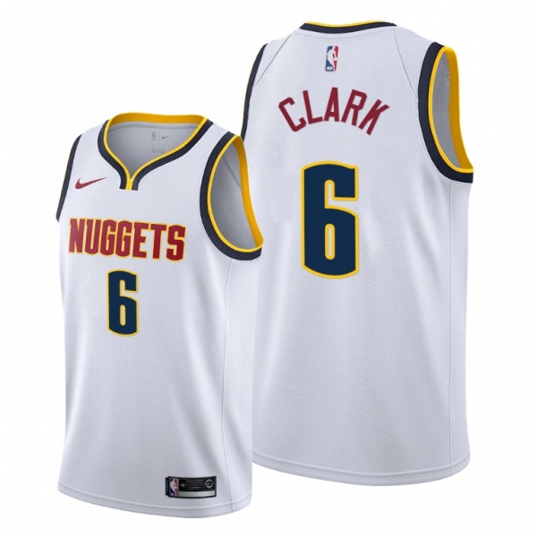 Denver Nuggets #6 Gary Clark White Association Edition Jersey 2021 Trade