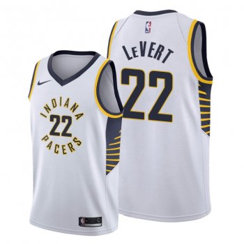 Indiana Pacers #22 Caris LeVert White 2020-21 Association Edition Jersey 2021 Trade