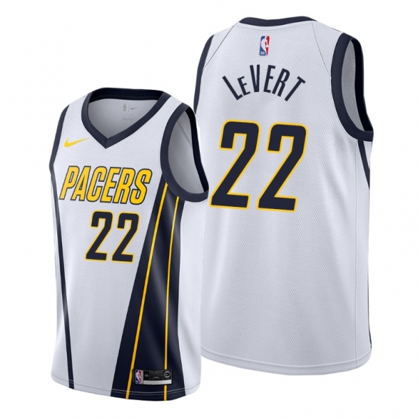 Indiana Pacers #22 Caris LeVert White 2020-21 Earned Edition Jersey 2021 Trade