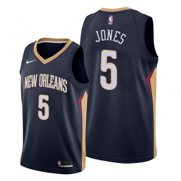 Herbert Jones 2021 NBA Draft New Orleans Pelicans Navy Icon Edition Jersey #5