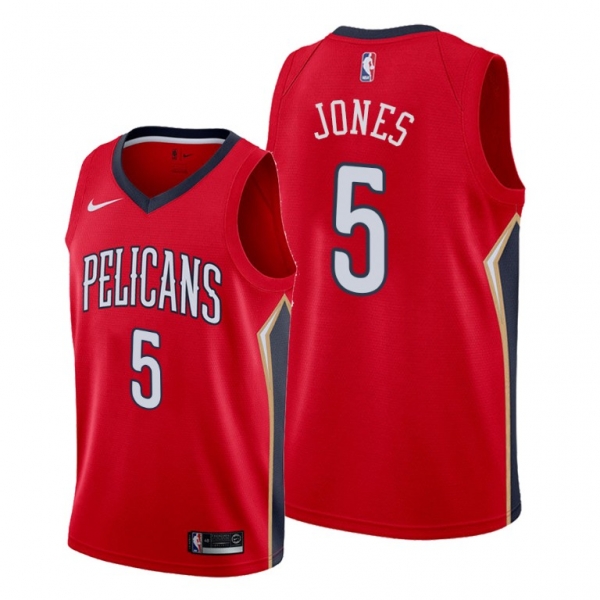 Herbert Jones 2021 NBA Draft New Orleans Pelicans Red Statement Edition Jersey #5