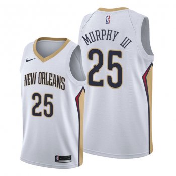 Trey Murphy III 2021 NBA Draft New Orleans Pelicans White Association Edition Jersey #25