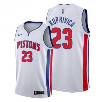 Balsa Koprivica 2021 NBA Draft Detroit Pistons White Classic Edition Jersey #23