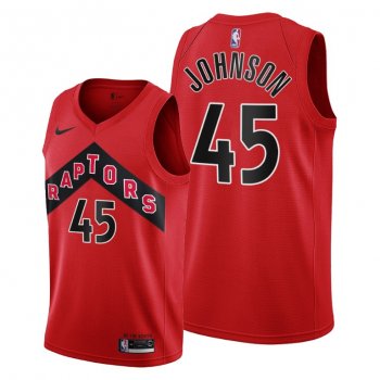 Dalano Banton 2021 NBA Draft Toronto Raptors Red Icon Edition Jersey #45